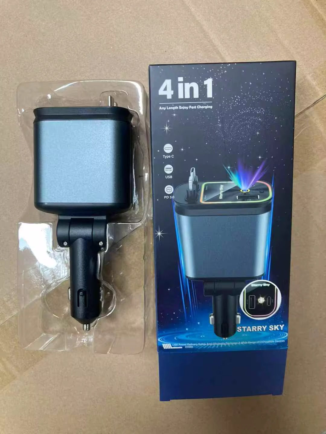 Chargeur Voiture 4 en 1